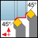 Ext. 90°Square 45°Face&Turn Ap