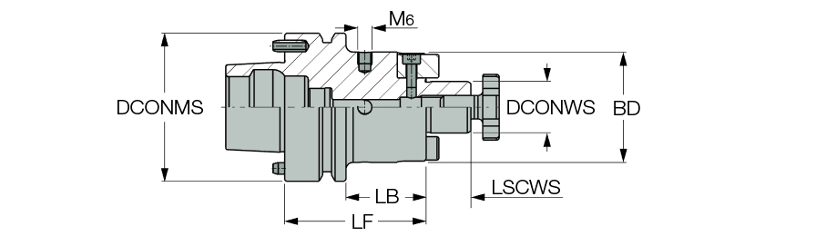 HSK FM63 SEM 3/4X4.50