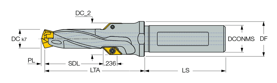 DCNT 0315-100-050A-3/8UNC