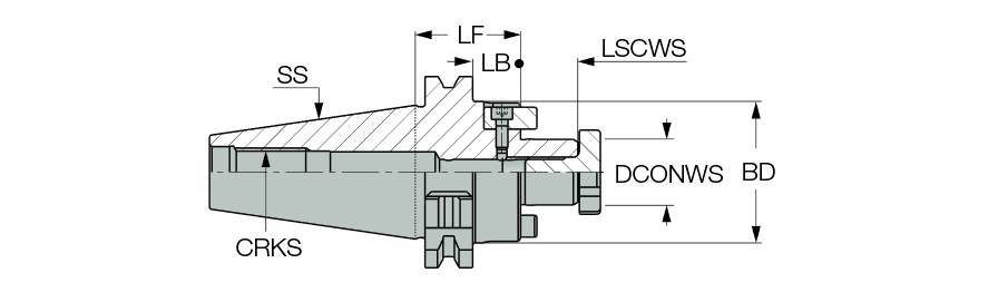 DIN69871 50 SEM40X 50