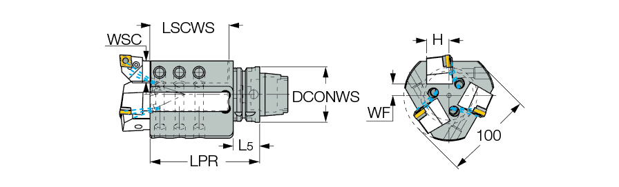 HSK A63WH ASHL 25 3