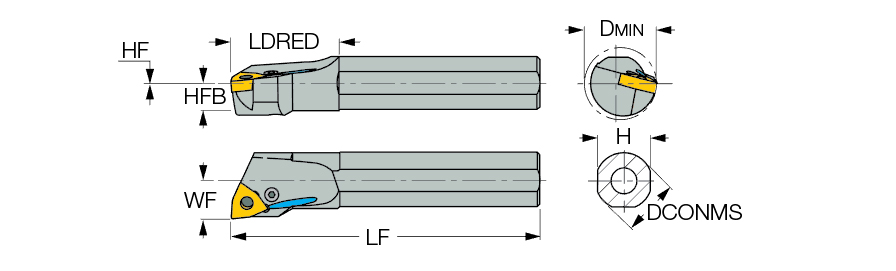 Iscar United Kingdom | Turning > Internal Turning > Indexable Internal ...