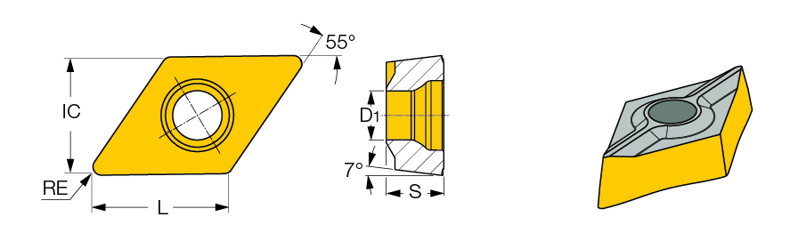 DCMT 13T508-M3M-SL IC6015