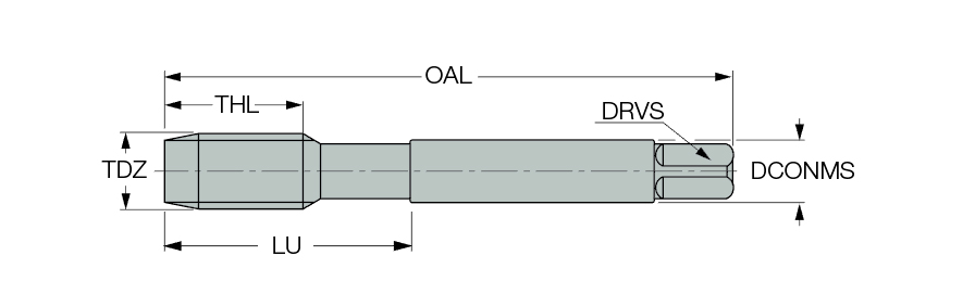 TPG UNC-#8-32-M HETI